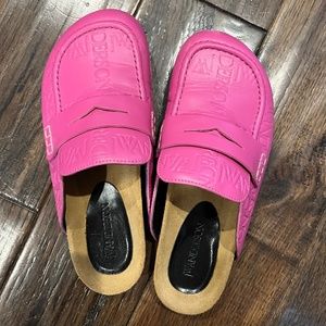 JW Anderson Logo Leather Mule 38